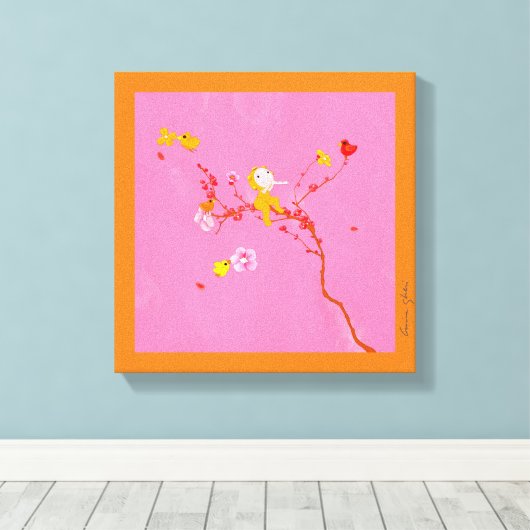 Leinwand von Cristina Ghelfi (Insitu (Holzboden))