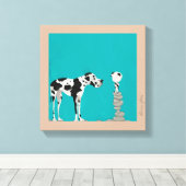 Leinwand von Cristina Ghelfi (Insitu (Holzboden))