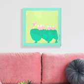 Leinwand von Cristina Ghelfi (Insitu (Wohnzimmer))