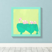 Leinwand von Cristina Ghelfi (Insitu (Holzboden))