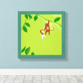 Leinwand von Cristina Ghelfi (Insitu (Holzboden))