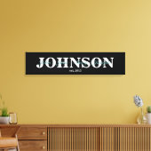 Leinwand von Familiennamen (Insitu (Wohnzimmer))