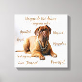 Leinwand von Hunden mit Temperament-Eigenschaften (Vorderseite)
