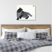 Leinwand von Katzen und Schmetterlingen (Insitu (Schlafzimmer))