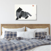 Leinwand von Katzen und Schmetterlingen (Insitu (Schlafzimmer))