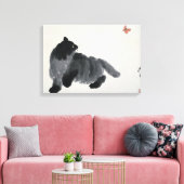 Leinwand von Katzen und Schmetterlingen (Insitu (Wohnzimmer))