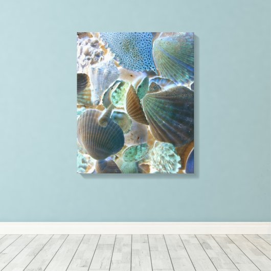 Leinwand von Muscheln (Insitu (Holzboden))