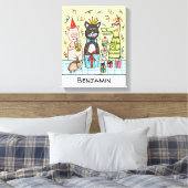 Leinwand von Party für personalisierte Kinder (Insitu (Schlafzimmer))