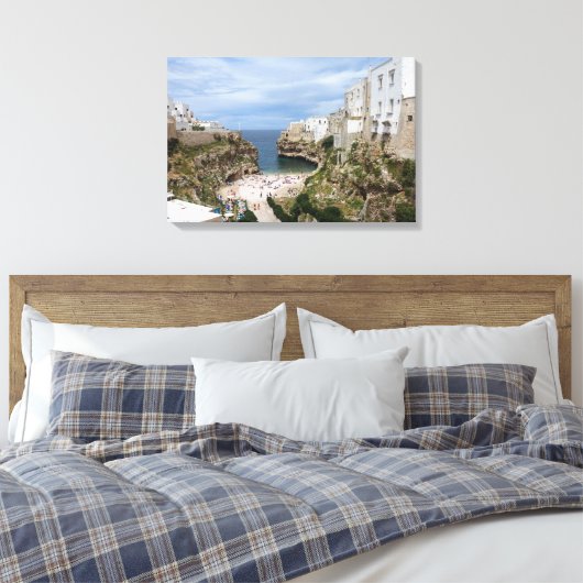Leinwand von Polignano a Mare am Stadtstrand von P (Insitu (Schlafzimmer))