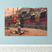Leinwand von Pollice Verso 53,5" x 35,5" (Insitu (Holzboden))
