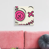 Leinwand von Voodoo-Token ( Größe: 10,00 x 10,00 ) (Insitu (Wohnzimmer))