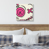 Leinwand von Voodoo-Token ( Größe: 10,00 x 10,00 ) (Insitu (Schlafzimmer))