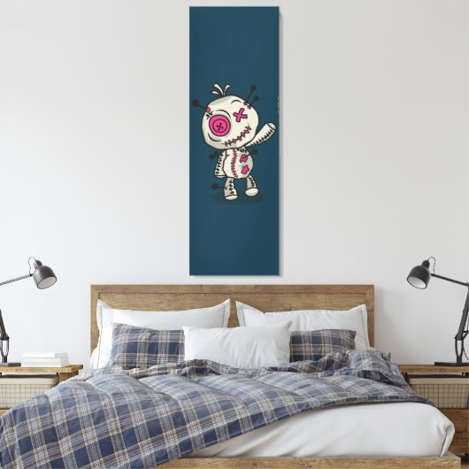 Leinwand von Voodoo-Token ( Größe: 16,00 x 48,00 ) (Insitu (Schlafzimmer))