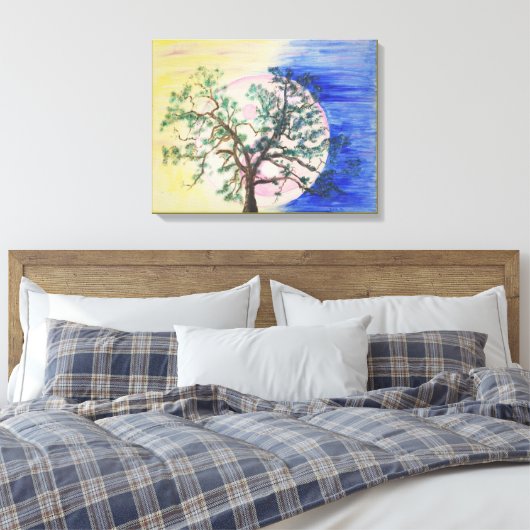 Leinwand von Yin Yang Tree of Life (Insitu (Schlafzimmer))