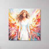 Leinwand Wall Art Bright Abstrakt Angel (Vorderseite)