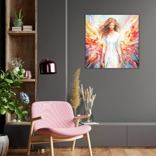 Leinwand Wall Art Bright Abstrakt Angel