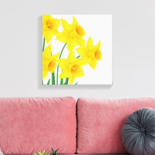 Leinwand Wall Art Daffodils (Insitu (Wohnzimmer))