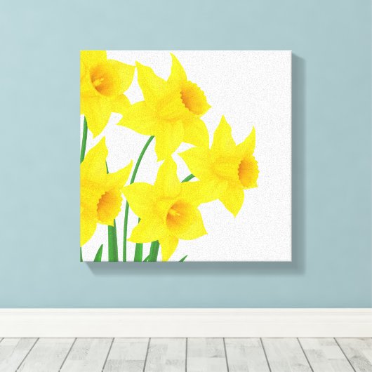 Leinwand Wall Art Daffodils (Insitu (Holzboden))
