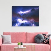 Leinwand Wall Art Lighting Storm (Insitu (Wohnzimmer))