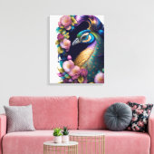 Leinwand Wall Art-Peacock (Insitu (Wohnzimmer))