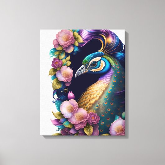 Leinwand Wall Art-Peacock (Vorderseite)