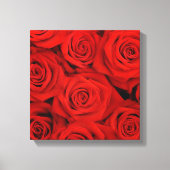 Leinwand Wall Art-Rote Rosen (Vorderseite)