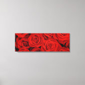 Leinwand Wall Art-Rote Rosen (Vorderseite)