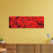 Leinwand Wall Art-Rote Rosen (Insitu (Wohnzimmer))