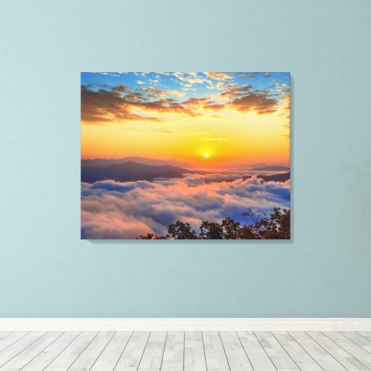Leinwand Wall Art-Sunrise (Insitu (Holzboden))