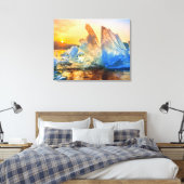 Leinwand Wall Art Sunrise Ice Chunks (Insitu (Schlafzimmer))