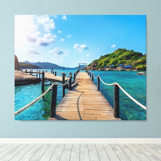 Leinwand Wall Art-Thailand (Insitu (Holzboden))