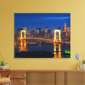 Leinwand Wall Art-Tokyo Skyline (Insitu (Wohnzimmer))