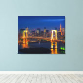 Leinwand Wall Art-Tokyo Skyline (Insitu (Holzboden))