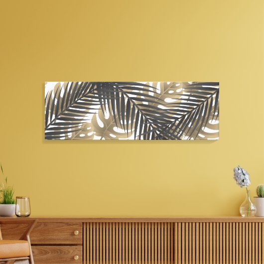 Leinwand Wall Art-Tropical-Blätter (Insitu (Wohnzimmer))