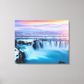 Leinwand Wall Art-Waterfall-Island (Vorderseite)