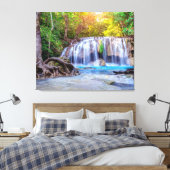 Leinwand Wall Art Waterfall Thailand (Insitu (Schlafzimmer))