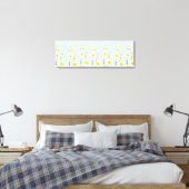Leinwand Wall Art-White Daisies (Insitu (Schlafzimmer))