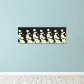 Leinwand Wall Art-White Daisies (Insitu (Holzboden))
