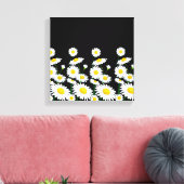 Leinwand Wall Art-White Daisies (Insitu (Wohnzimmer))