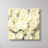 Leinwand Wall Art-White Roses (Vorderseite)