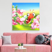 Leinwand Wand drucken Ladybug freundlichen Snap Dr (Insitu (Wohnzimmer))
