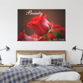Leinwand Wand Kunstbild der rote Rose. (Insitu (Schlafzimmer))