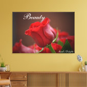 Leinwand Wand Kunstbild der rote Rose. (Insitu (Wohnzimmer))