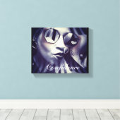 Leinwand Wand Kunstbild von schönen Frauen. (Insitu (Holzboden))