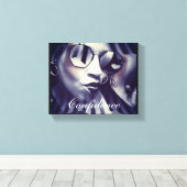 Leinwand Wand Kunstbild von schönen Frauen. (Insitu (Holzboden))