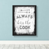 Leinwand Wandkunst niedliches Zitat (Insitu (Holzboden))