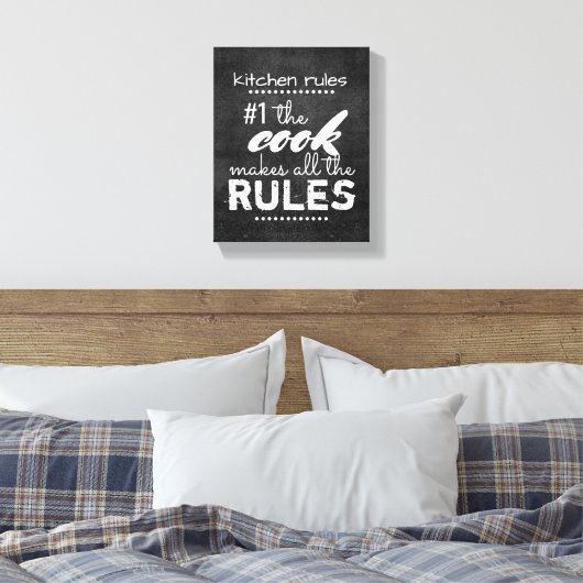 Leinwand Wandkunst Spaß Zitat grau und weiß (Insitu (Schlafzimmer))