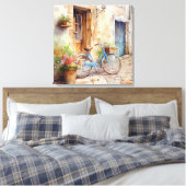 Leinwand Wasserfarbe Fahrräder (Insitu (Schlafzimmer))