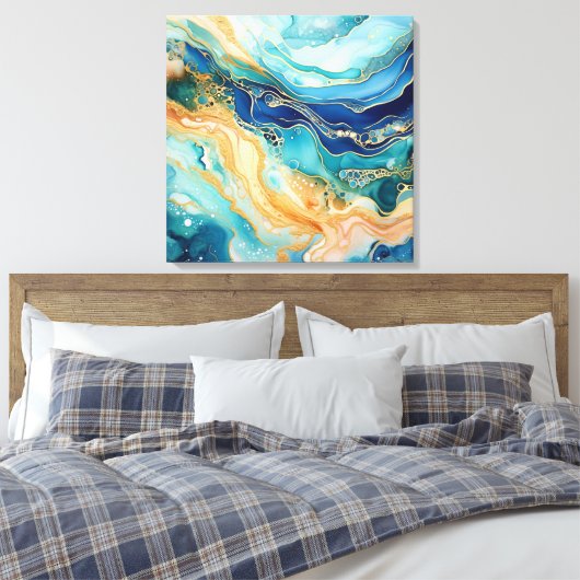 Leinwand Wasserfarbe Kunst (Insitu (Schlafzimmer))