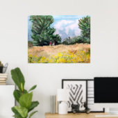 LEINWAND - WASSERFARBE - KUNST VON HARRIET DAVIDSO POSTER (Heimbüro)